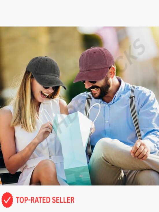 Unisex Washed Cotton Baseball Cap Set Retro Distressed Adjustable Dad Hats 6 main image 4